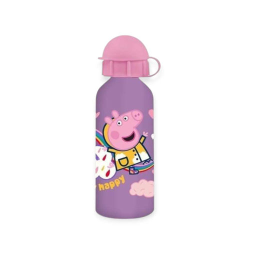 Picture of PEPPA PIG ALUMINIUM BOTTLE PURPLE 500ML